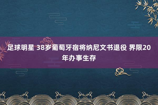 足球明星 38岁葡萄牙宿将纳尼文书退役 界限20年办事生存